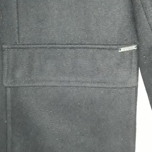 Guess Mens Wool Pea Coat - Picture 4 of 6